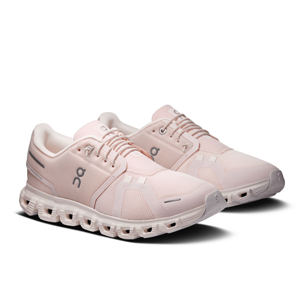On Women's Cloud 6 Lifestyle Shoes - Salt/Gardenia