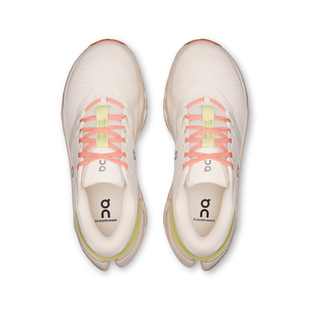 On Women's Cloudrunner 3 Running Shoes - Ivory/Dew