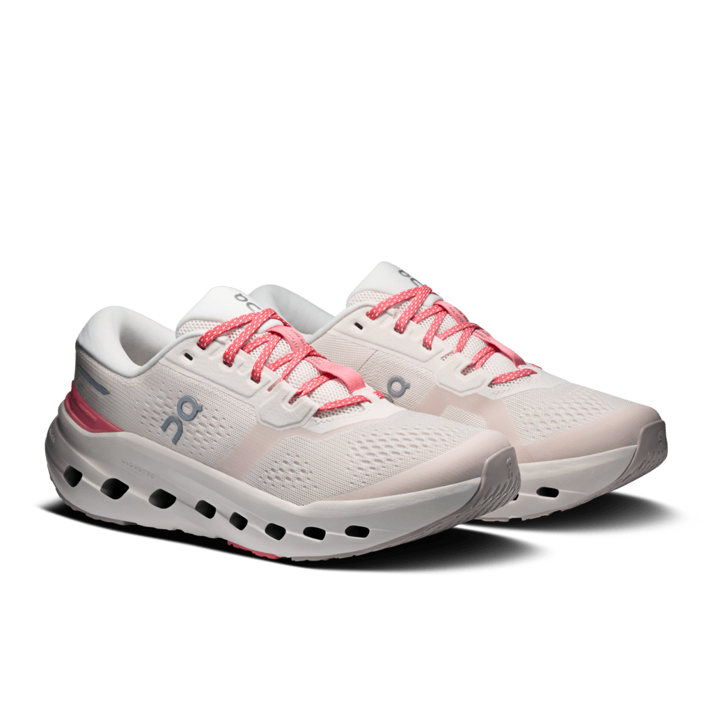 On Women's Cloudrunner 3 Running Shoes - Oyster/Camellia