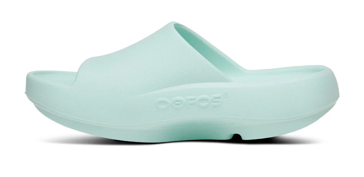 OOFOS OOahh Plus Slide Sandal - Mint