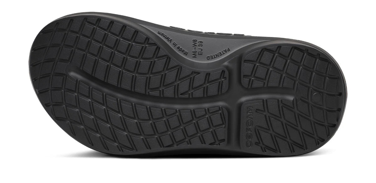 OOFOS OOriginal Plus Thong Sandal - Black