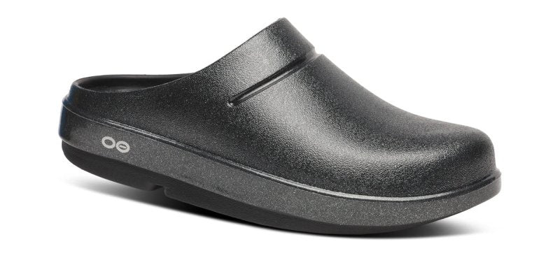 OOFOS Women's OOcloog Luxe Clog - Black Sparkle