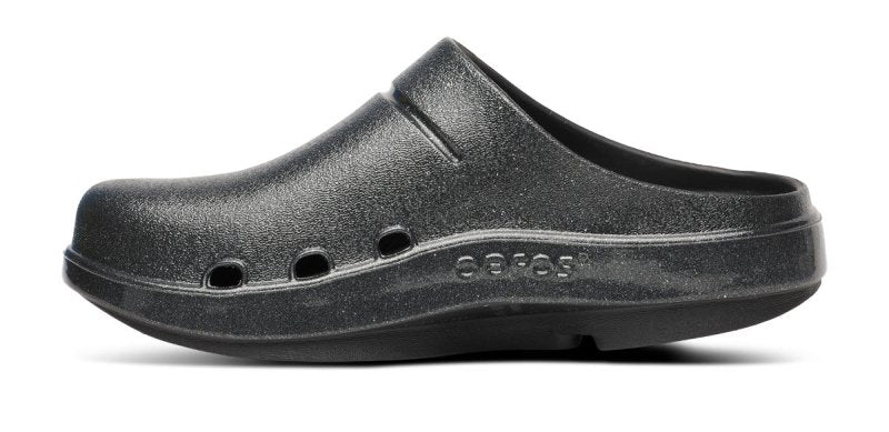 OOFOS Women's OOcloog Luxe Clog - Black Sparkle