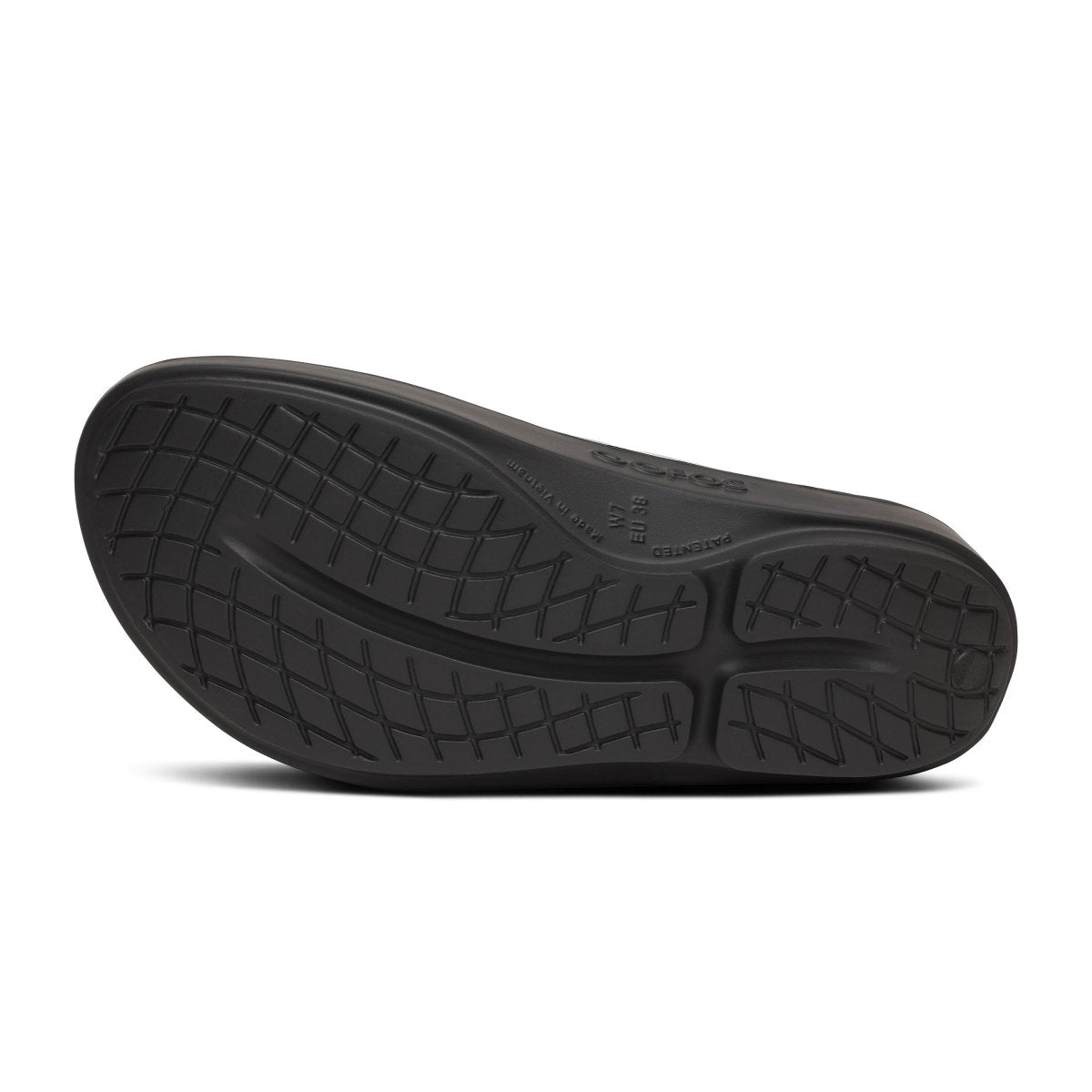 OOFOS Women's OOlala Luxe Thong Sandal - Shimmer Blue