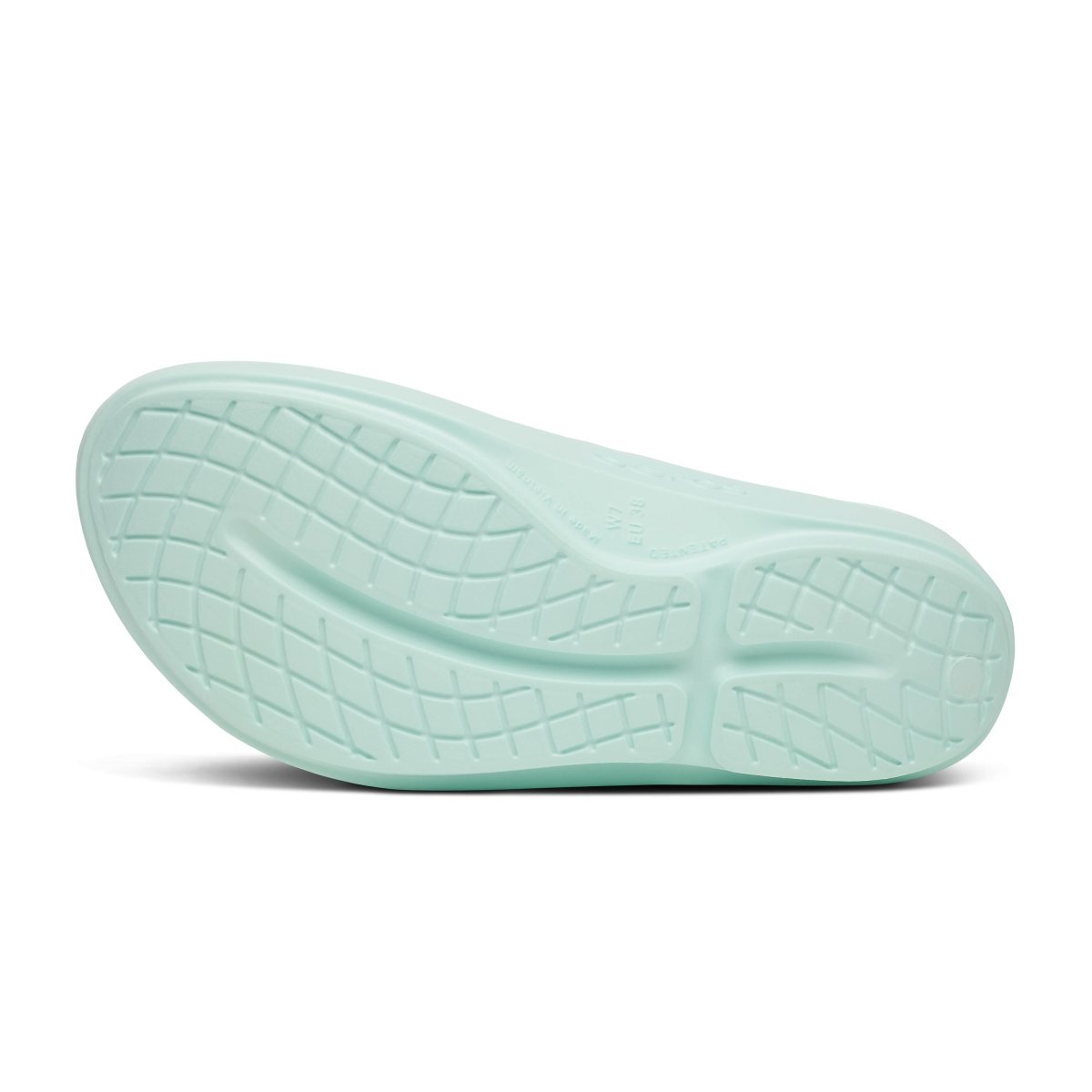 OOFOS Women's OOlala Thong Sandal - Mint