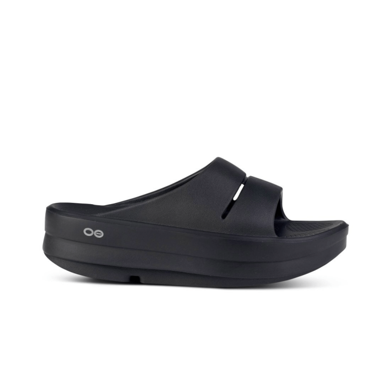 Seliga ShoesOOFOS Women's OOmega OOahh Slide - Black