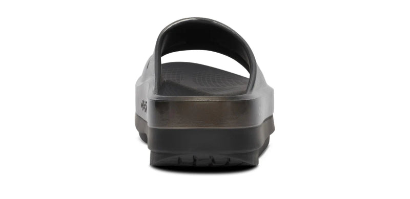 OOFOS Women's OOmega OOahh Stacked Slide - Titanium Mirror