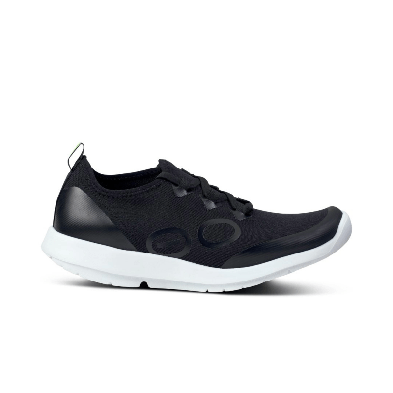 Seliga ShoesOOFOS Women's OOmg Sport LS Low - White & Black