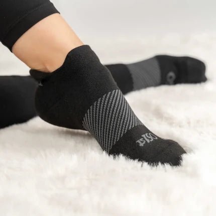 OS1st Wicked Comfort No Show Socks - Black