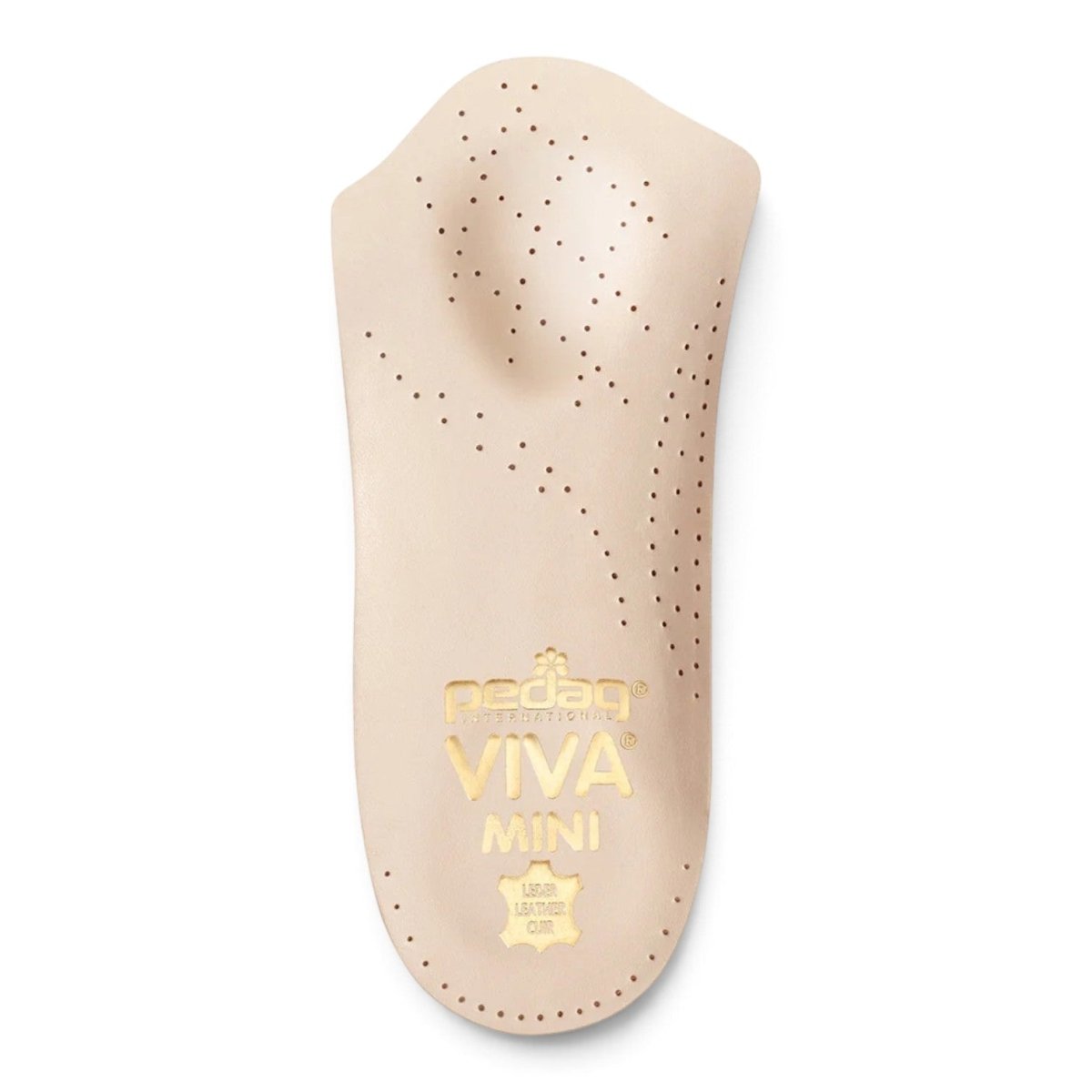Pedag Viva Mini - Slim 3/4 Leather Orthotic Insole