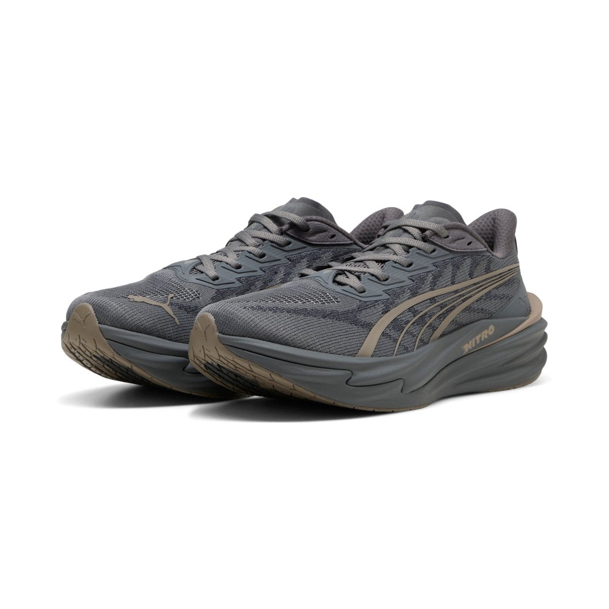 Puma Men's Deviate Nitro 4 Running Shoes - Slate Sky/Moody Gray