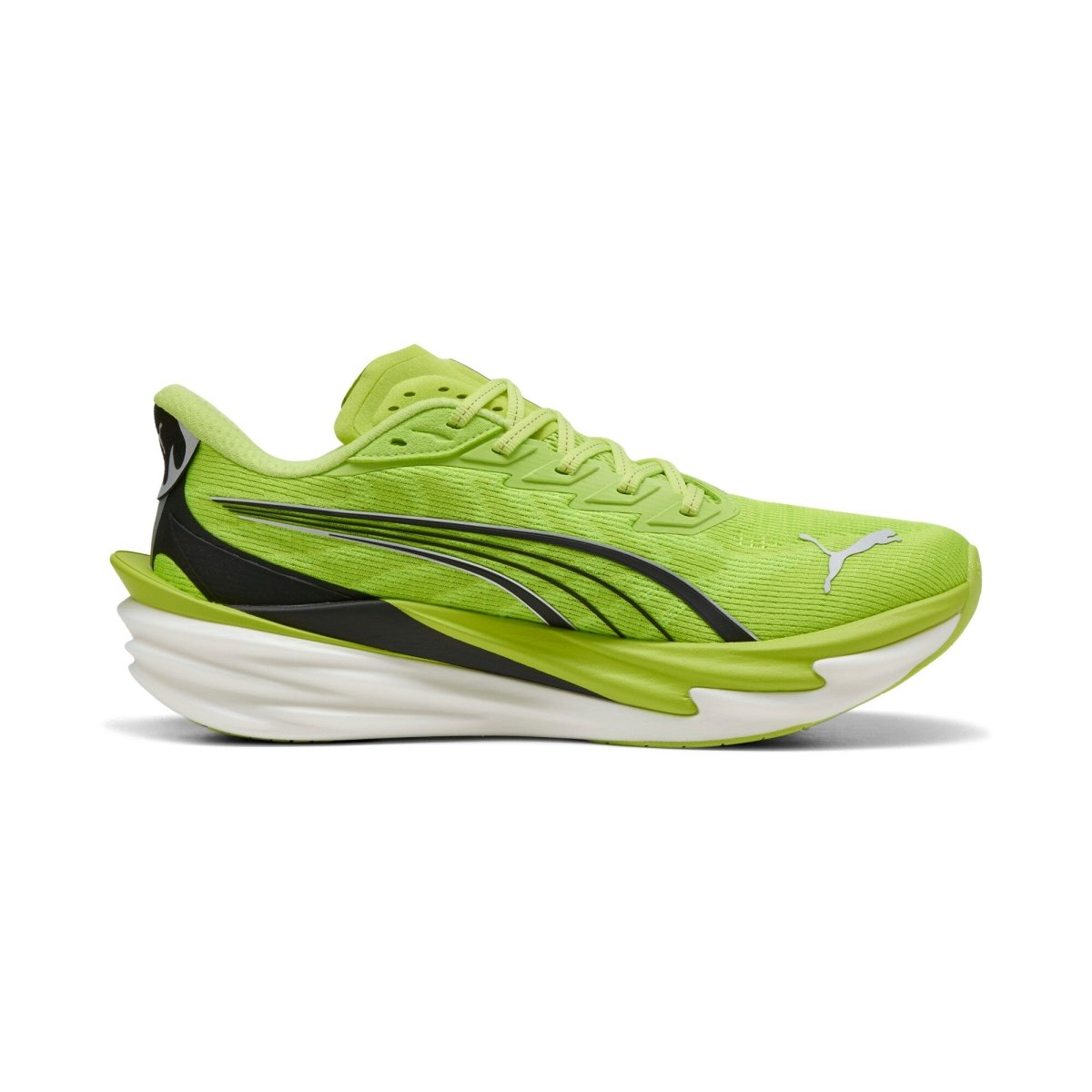 Puma Men's Deviate Nitro 4 Running Shoes - Sunny Lime/Puma Black