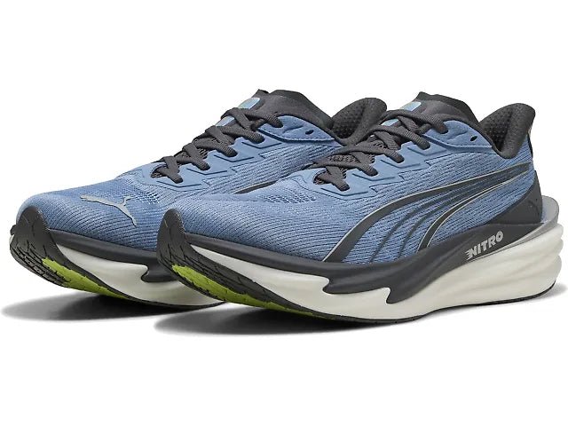 Puma Men's Deviate Nitro 4 Running Shoes - Zen Blue/Moody Gray