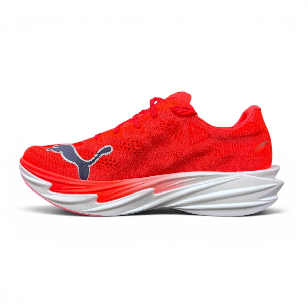 Puma Men's Deviate Nitro Elite 4 Running Shoes - Ultra Red/Inky Depths/White
