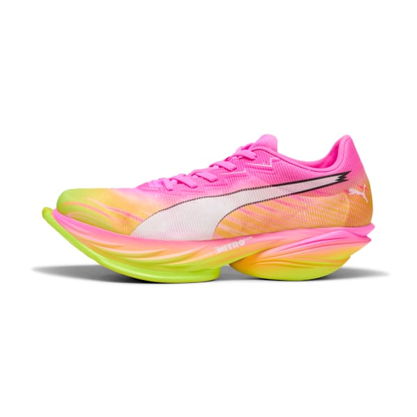 Puma Men's Fast - R Nitro Elite 3 Showtime Racing Shoes - Poisen Pink/Puma White