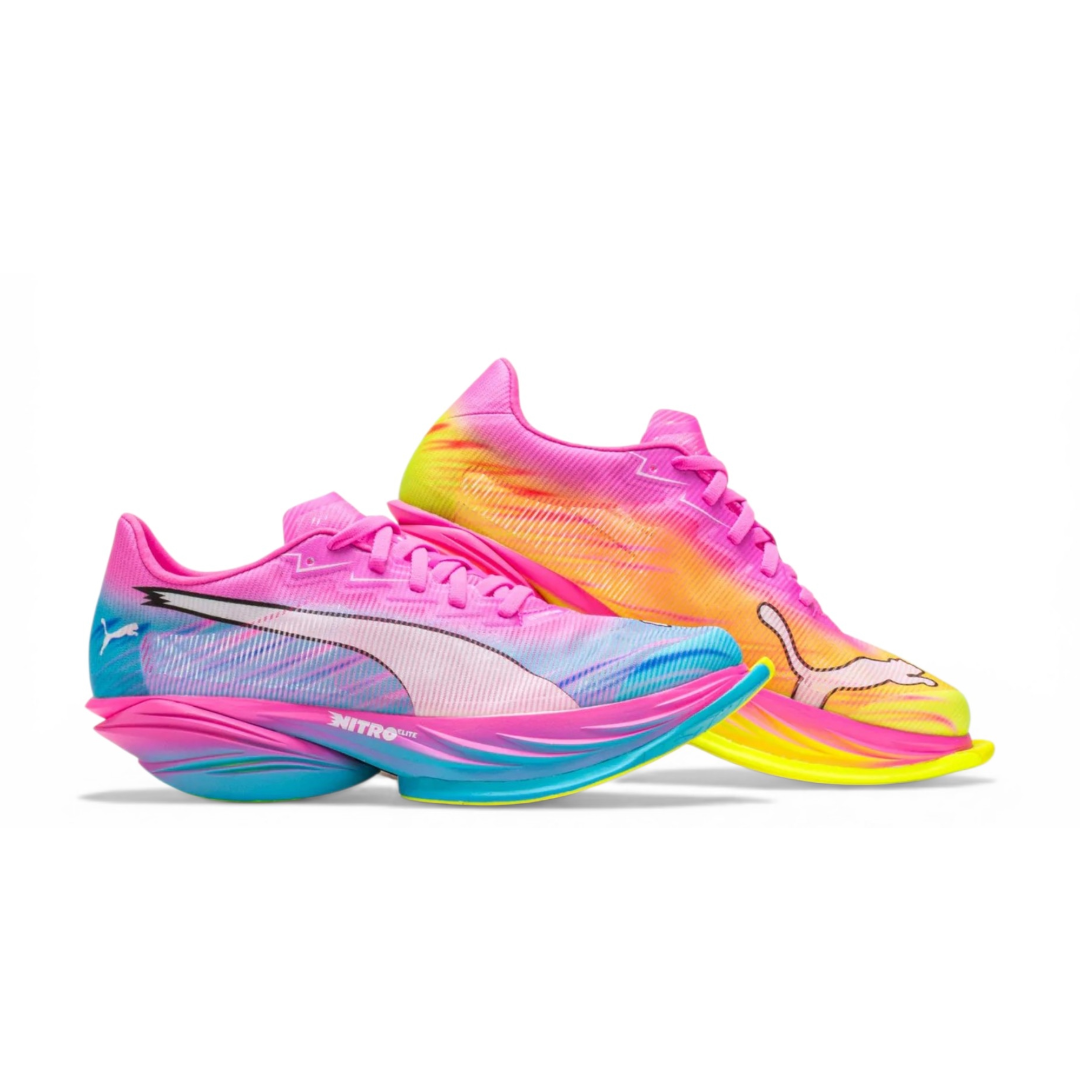 Puma Men's Fast - R Nitro Elite 3 Showtime Racing Shoes - Poisen Pink/Puma White
