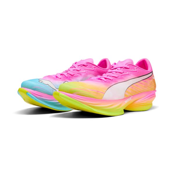 Puma Men's Fast - R Nitro Elite 3 Showtime Racing Shoes - Poisen Pink/Puma White