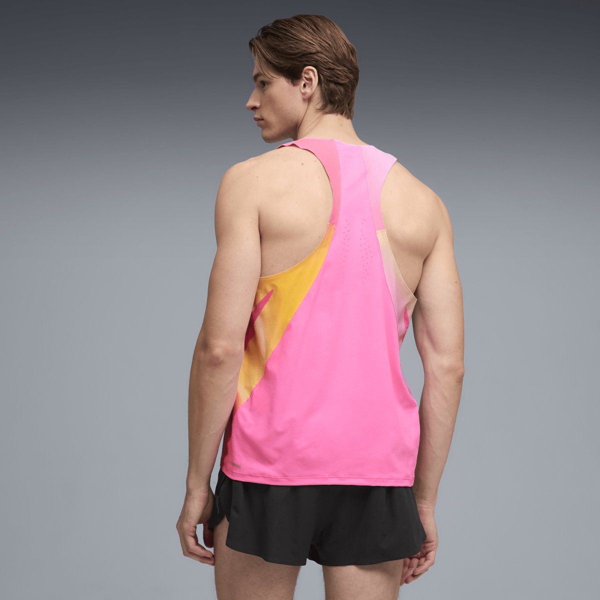 Puma Men's Lightspeed Ultraweave Running Singlet - Poisen Pink