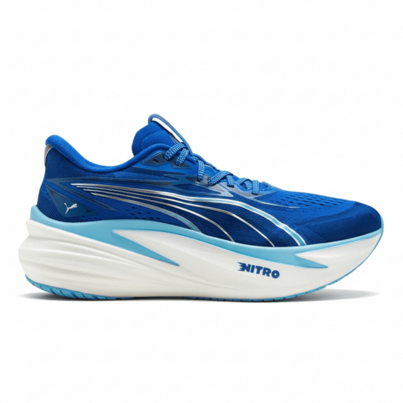 Puma Men's MagMax Nitro 2 Running Shoes - Team Royal/Vibrant Blue