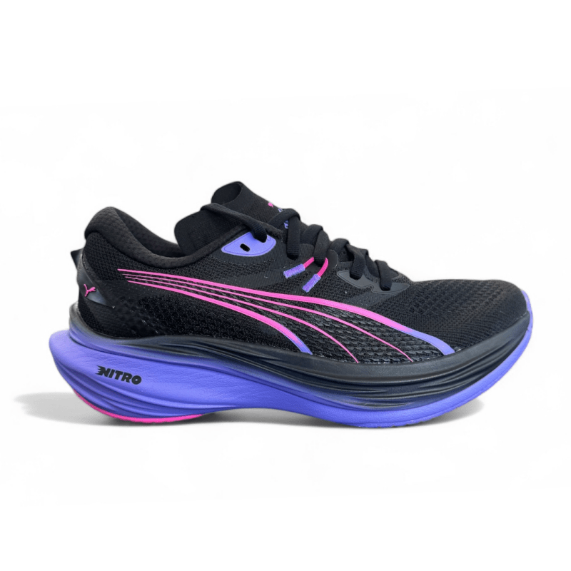 Puma Women's Deviate NITRO 3 Digitokyo - Puma Black/Fluro Pink Pes