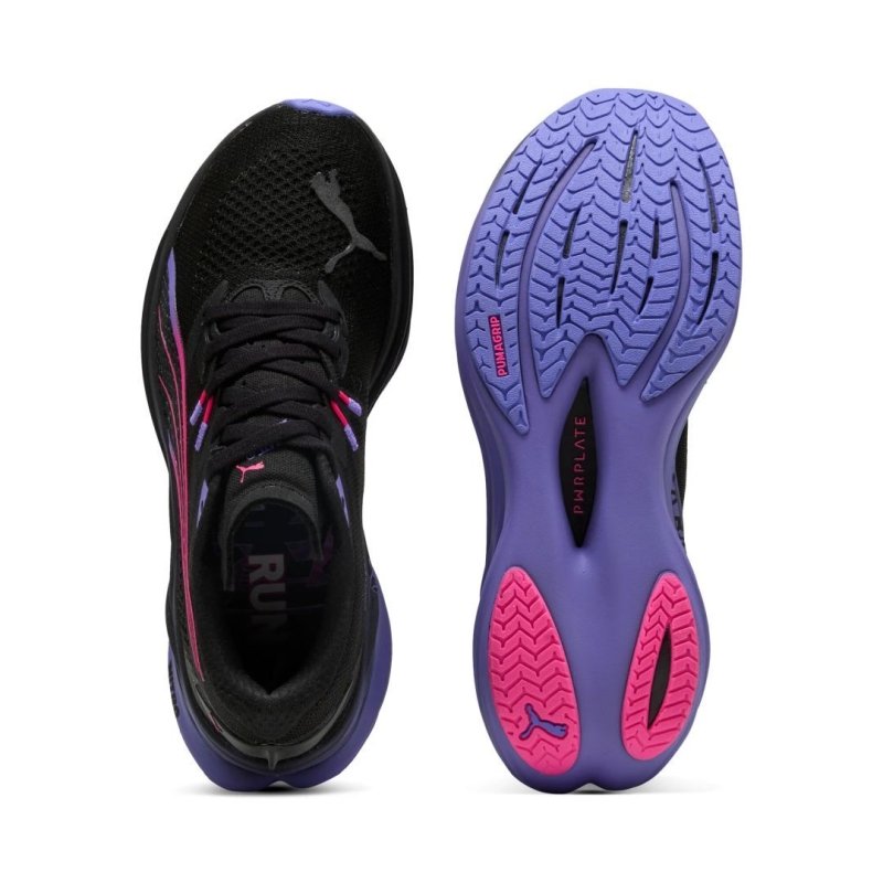 Puma Women's Deviate NITRO 3 Digitokyo - Puma Black/Fluro Pink Pes