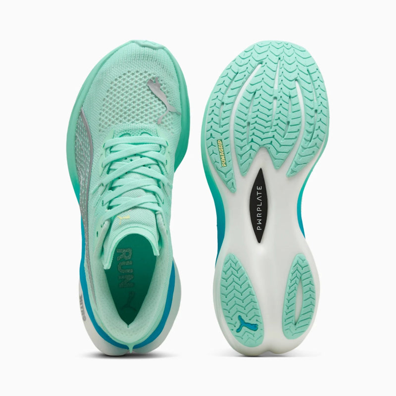 Puma Women's Deviate NITRO 3 - Mint Melt/Speed Blue