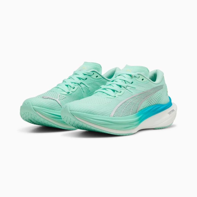 Puma Women's Deviate NITRO 3 - Mint Melt/Speed Blue