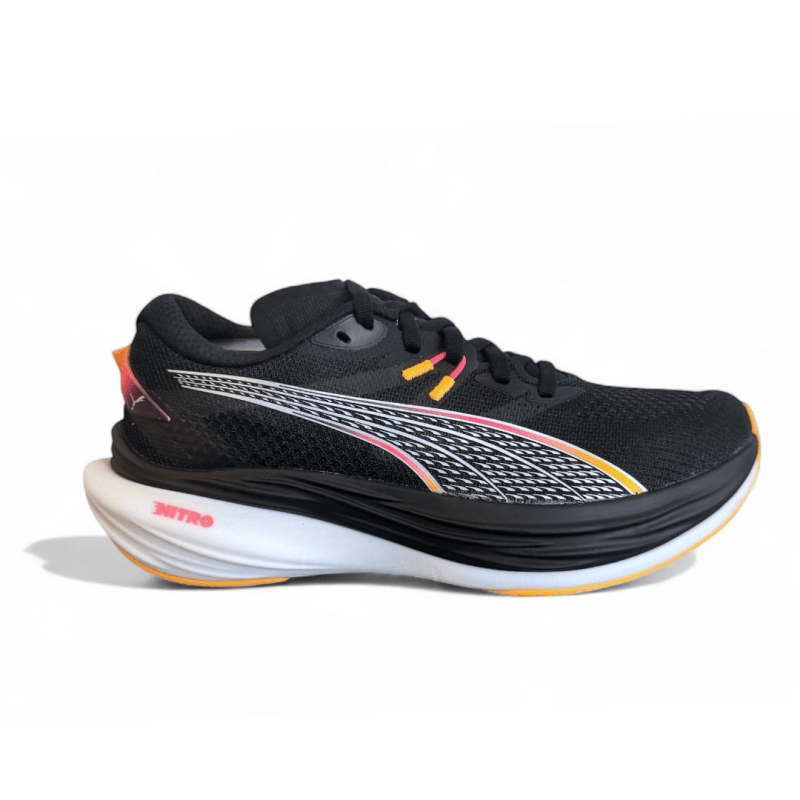 Puma Women's Deviate NITRO 3 - Puma Black/Sunset Glow/Sun Stream