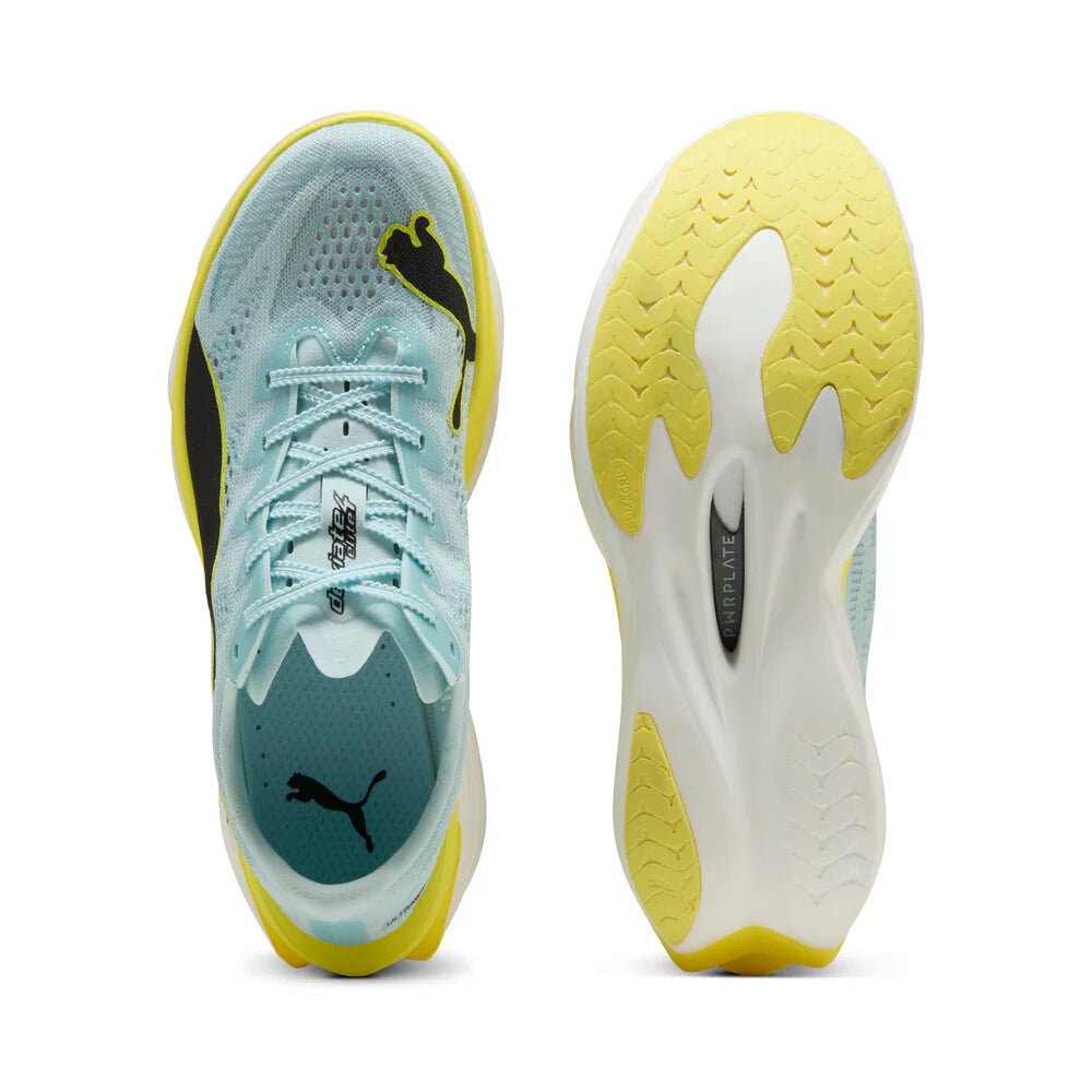 Puma Women's Deviate Nitro Elite 4 Running Shoes - Fresh Water/Lemon Crush