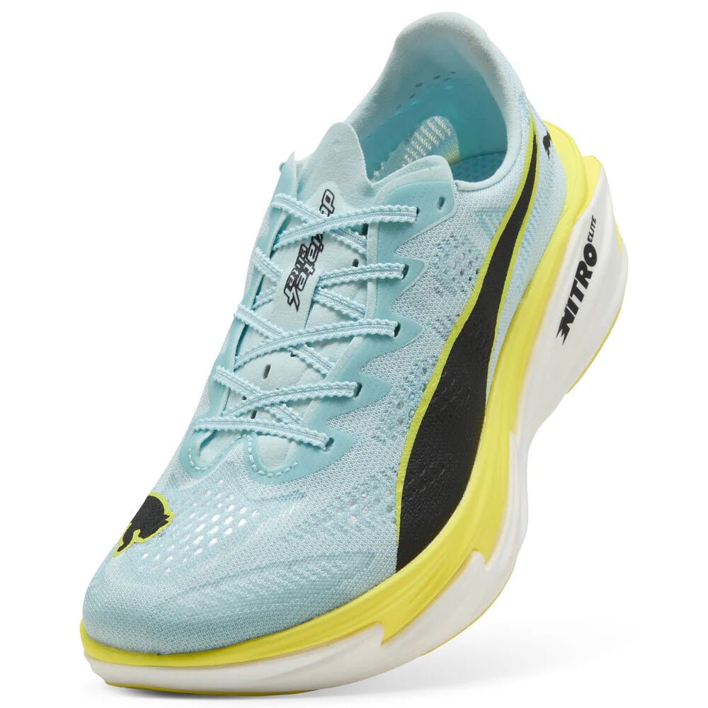 Puma Women's Deviate Nitro Elite 4 Running Shoes - Fresh Water/Lemon Crush