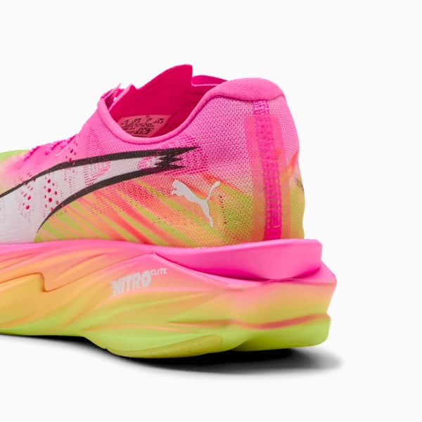Puma Women's Deviate Nitro Elite 4 Showtime - Poisen Pink/Yellow Alert/Bright Aqua