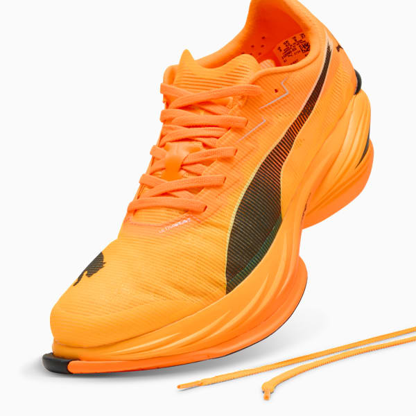 Puma Women's Fast - R Nitro Elite 3 Racing Shoes - Heat Fire/Puma Black