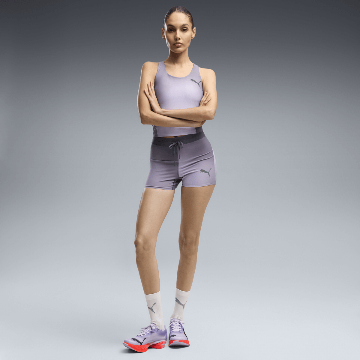 Puma Women's Lightspeed 3" Running Short Tights - Inky Depths