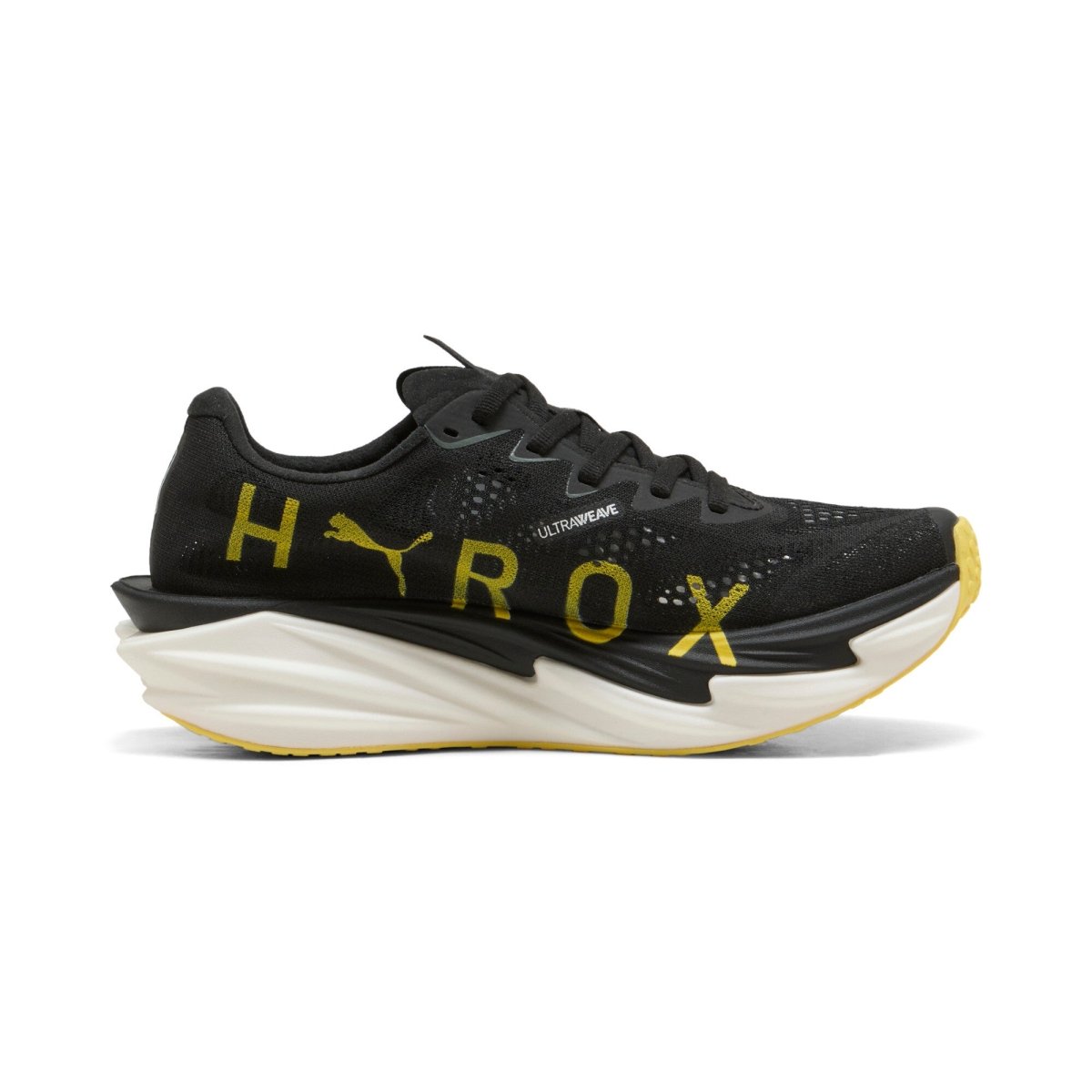 Puma x HYROX Men's Deviate Nitro Elite 4 - Black/Vibrant Yellow
