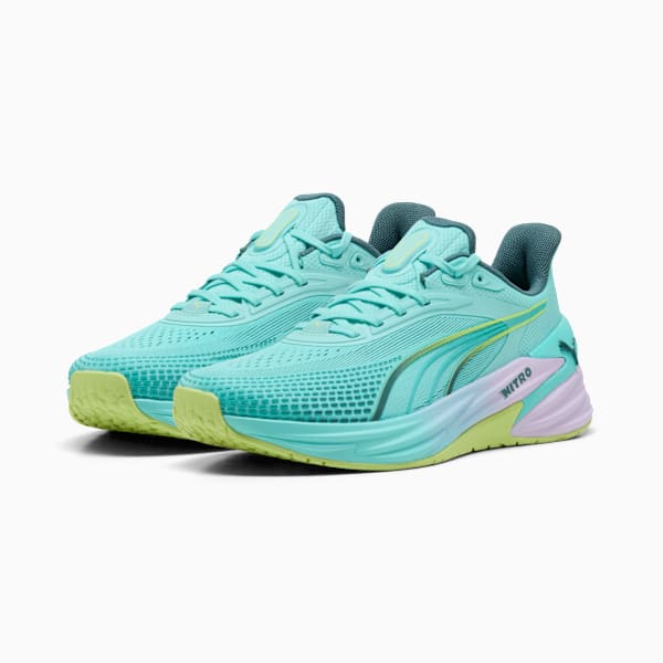 Puma x HYROX Women's Activate Nitro Training Shoes - Intense Mint/Light Lav/Sunny Lime