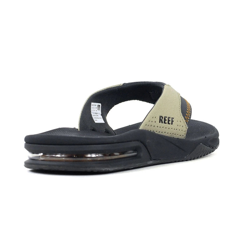 Reef Men's Fanning Flip Flops - Olive/Sudan
