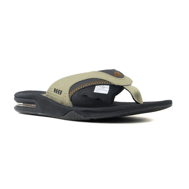 Reef Men's Fanning Flip Flops - Olive/Sudan