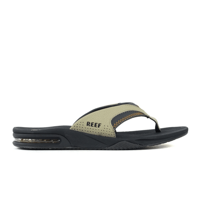 Reef Men's Fanning Flip Flops - Olive/Sudan