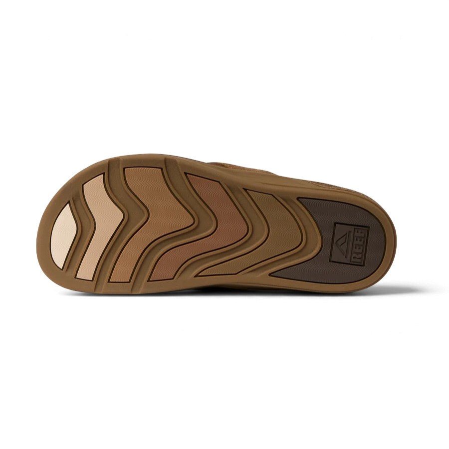 Reef Men's Phantom Lux Leather Flip Flops - Toffee