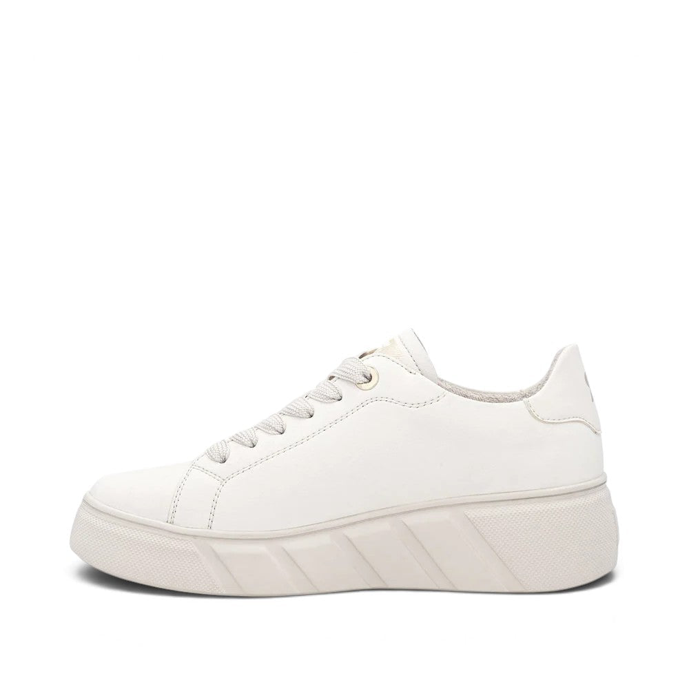 Rieker Women's Carla Sneaker W2601-82 - Off White