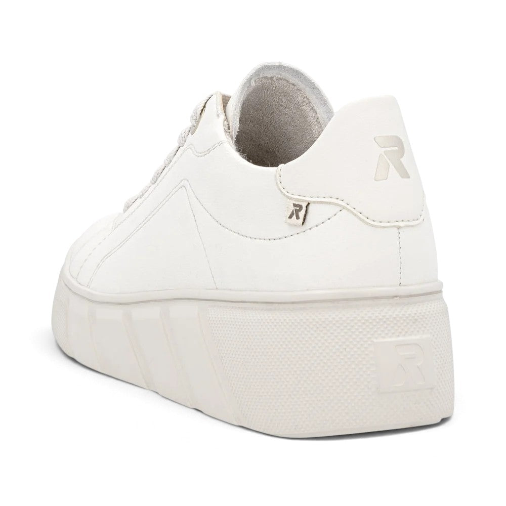 Rieker Women's Carla Sneaker W2601-82 - Off White