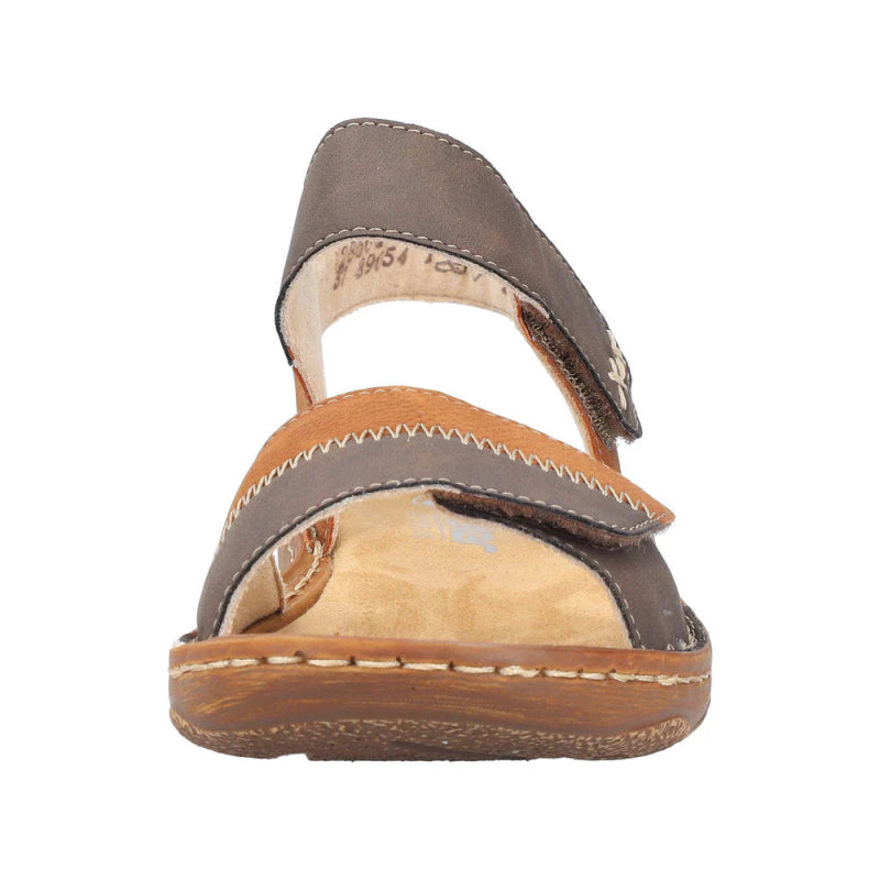 Rieker Women's Regina V2860 - 24 - Chocolate/Cognac