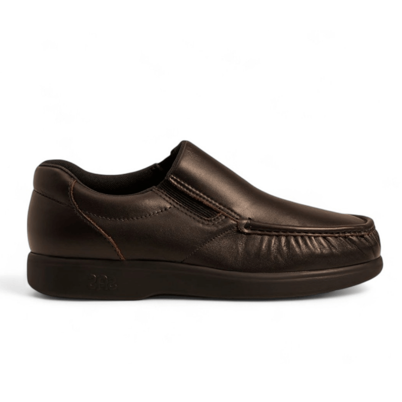 Seliga ShoesSAS Men's Side Gore Slip On Loafer - Brown