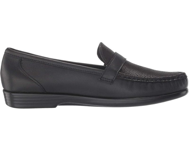 SAS Women's Lara Slip On Loafer - Black Marsh