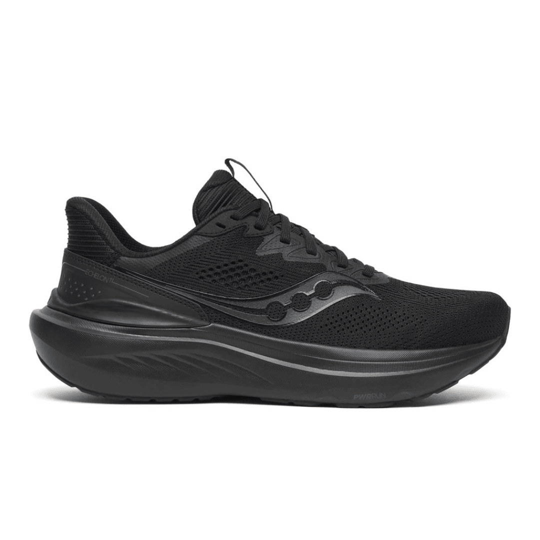 Saucony Men's Echelon 11 Running Shoes - Triple Black