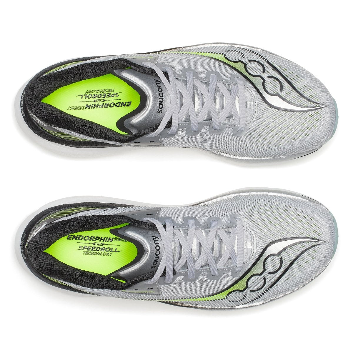 Saucony Men's Endorphin Azura Running Shoes - Silver/Black
