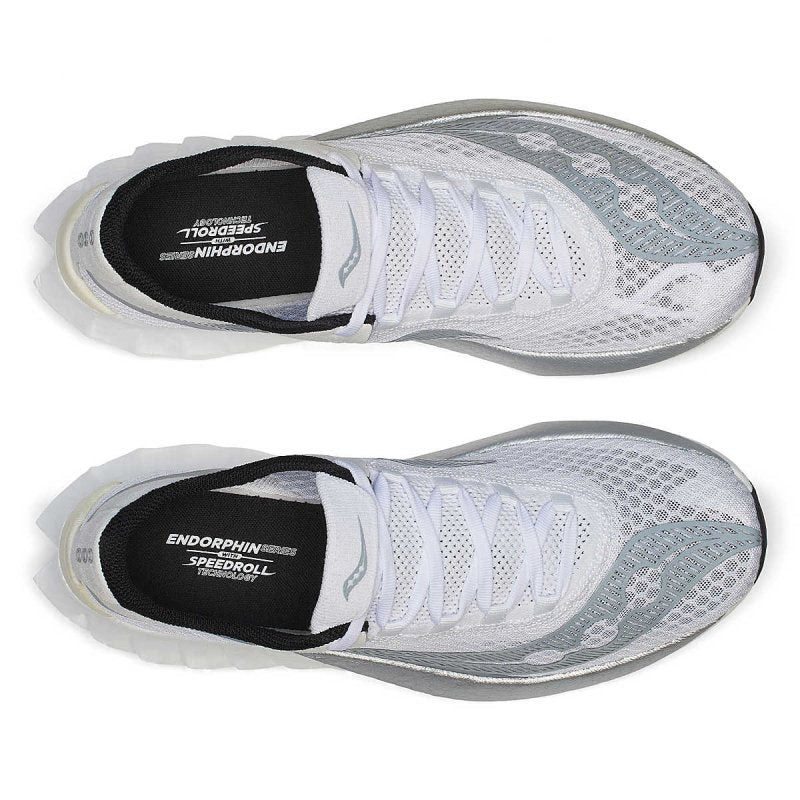Seliga ShoesSaucony Men's Endorphin Pro 4 - White/Silver