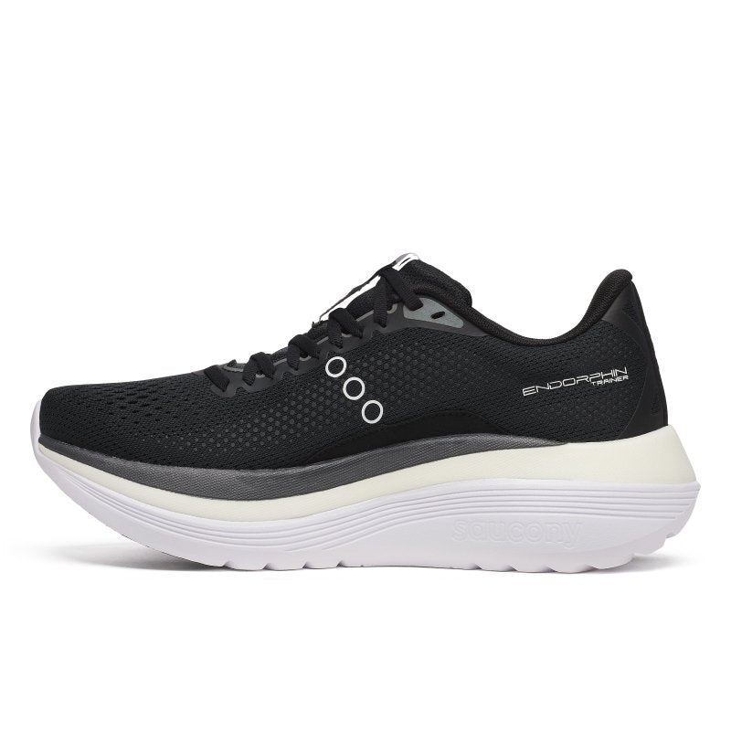 Seliga ShoesSaucony Men's Endorphin Trainer - Black/White