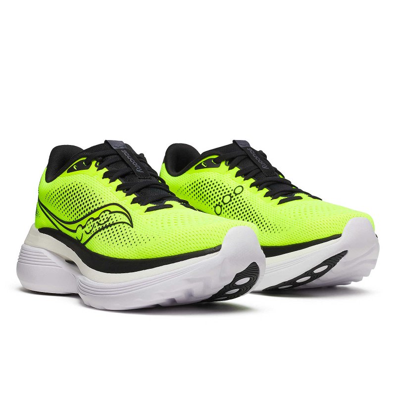 Seliga ShoesSaucony Men's Endorphin Trainer - Citron/Black