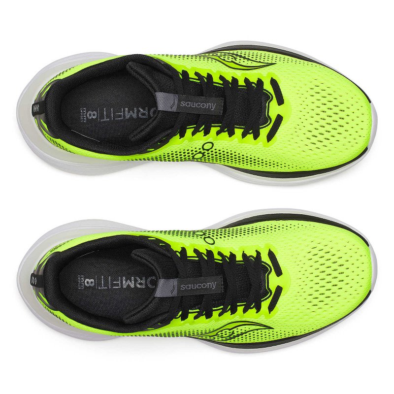 Seliga ShoesSaucony Men's Endorphin Trainer - Citron/Black